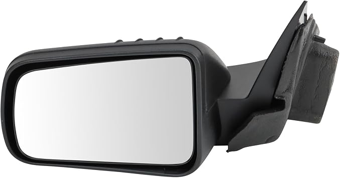 TRQ Driver Side Mirror Assembly Power Textured Black Non Foldaway
