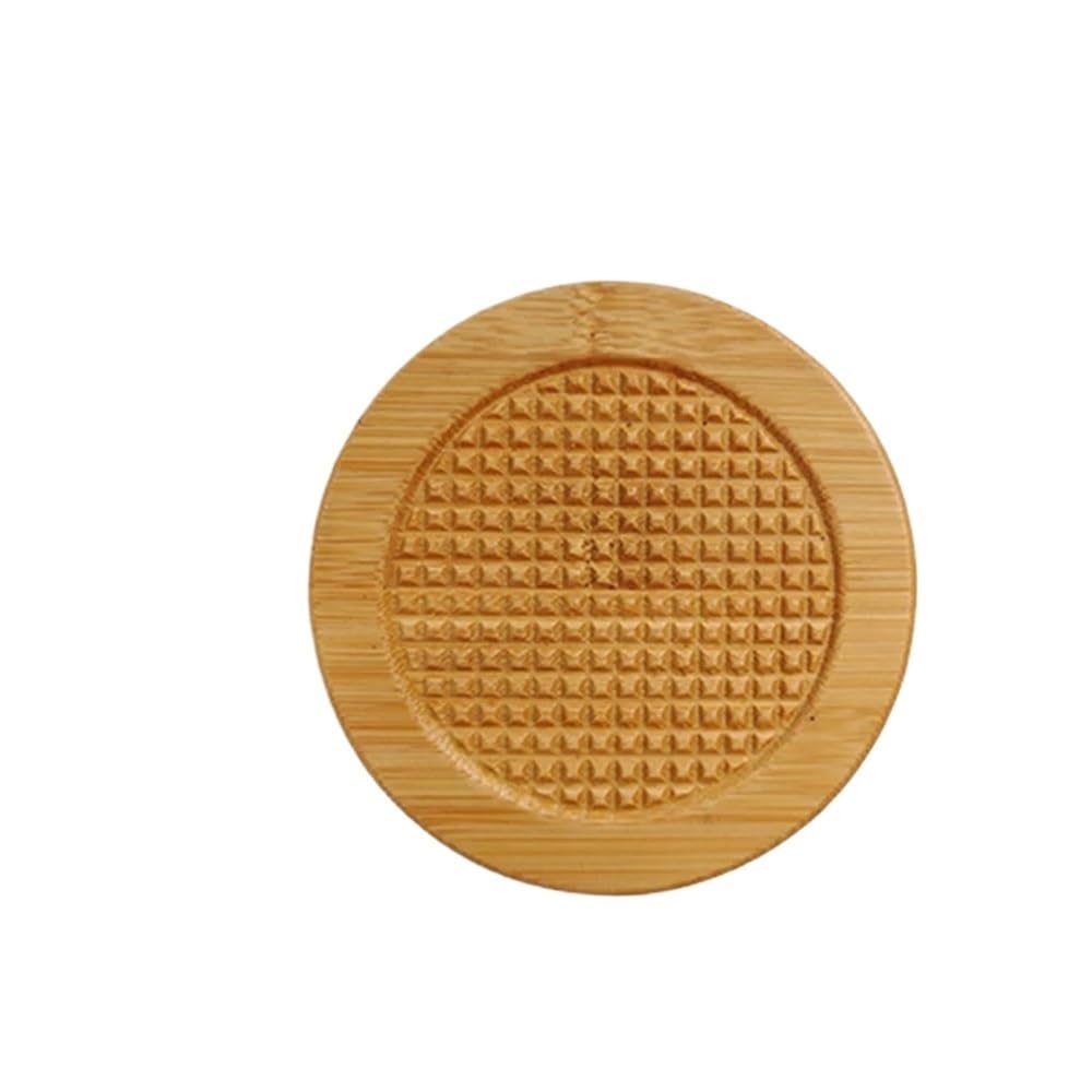 Bamboo Trivets For Hot Dishes Hot Pots And Pans 7.5 Inch Thick Heat Resistant Large Coaster For Kitchen Table & Countertop(Round)