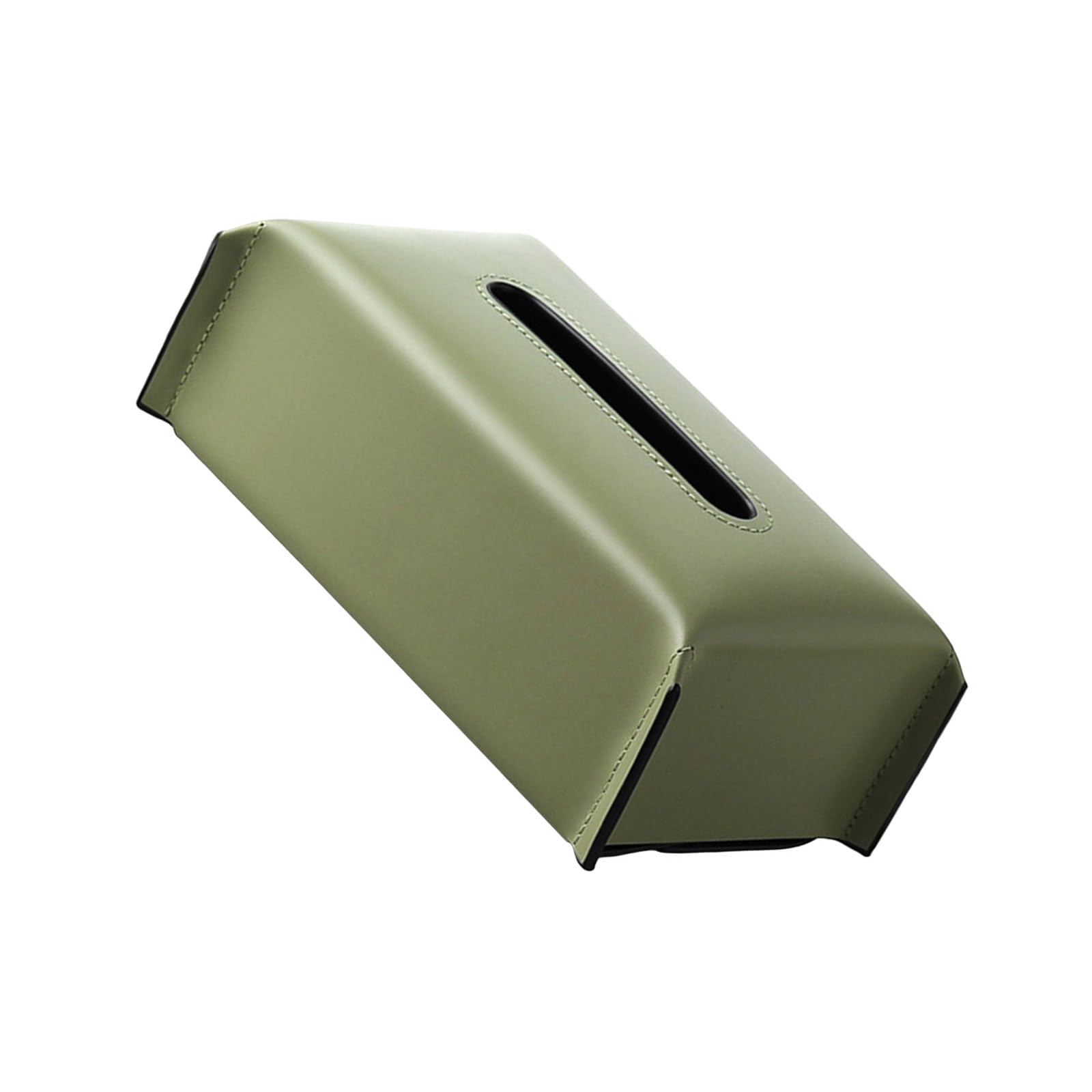 Xjdzineq Tissue Box Tissues Container Fashionable PU Leather Paper Towel Dispenser Rack Rectangular Napkin Holder Desk Tissue Box