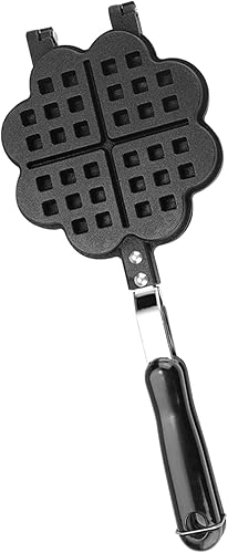 Miniatura 3 de Sartén para gofres en forma de corazón, forma de corazón, cocina para el hogar, cocina, antiadherente, waflera para hacer waffles, molde para hornear