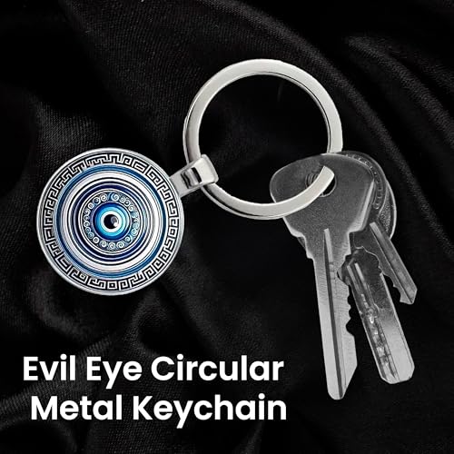 Image of Storite Evil Eye Keychain - Protective & Stylish Keyring for Men & Women - Ideal Gift for Friends & Family