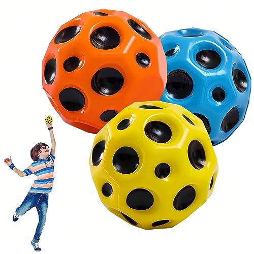Image of Space Ball - Super High Bouncing Bounciest Lightweight Foam Ball,Improve Hand-Eye Coordination,Easy to Grip and Catch, Which Used by Athletes as a Sport Training Ball,Great Sensory Ball for Kids