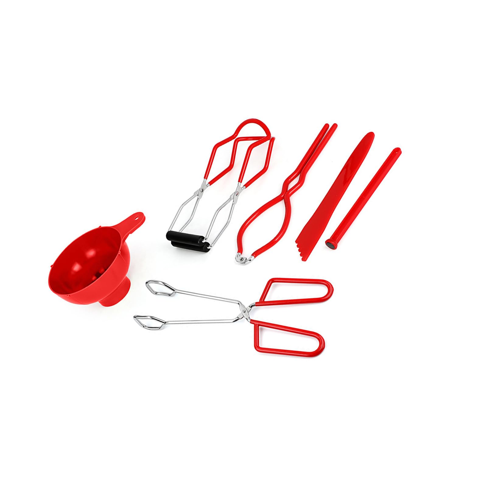 carotoe Professional Canning Tool Set 6PCS Jar Lifter Lid Grippers Bubble Removers Delicate Kitchen Accessories for Home Use Canning Tool Set Nonrust Steel
