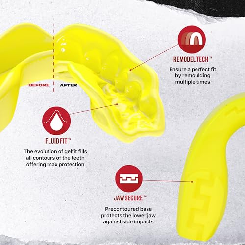 SAFEJAWZ Mouthguard Slim Fit, Adult and Junior Gum Shield with Case for Boxing, MMA, Rugby, Martial Arts, Judo, Karate, Hockey and All Contact Sports - Image 4