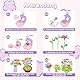 DIY Blumen Bastelset für Kinder ab 4 Jahre – Kreatives Bastelspielzeug für Mädchen 3 4 5 6 7 Jahre mit Blumenmaschine – Basteln mit Stecksystem – Blumengarten & Blumenstrauß Geschenkidee