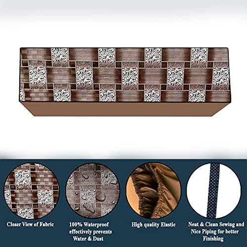 Image of Polycarbonate Water & Dustproof Split Ac Cover for Lloyd 1 Ton 3 Star Ls12b32mx, Beige (Color03)