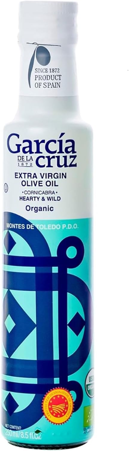 Amazon.co.jp ガルシア オーガニック エキストラバージン オリーブオイル コルニカブラ種 250ml 瓶 [ スペイン産 有機