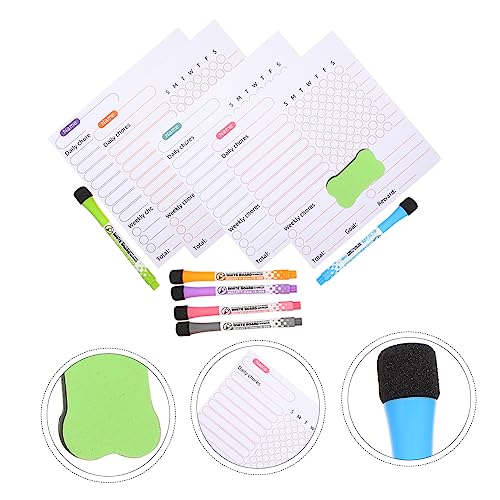 Tablero de mensajes magnético ideal para organizar menús familiares en la nevera 6