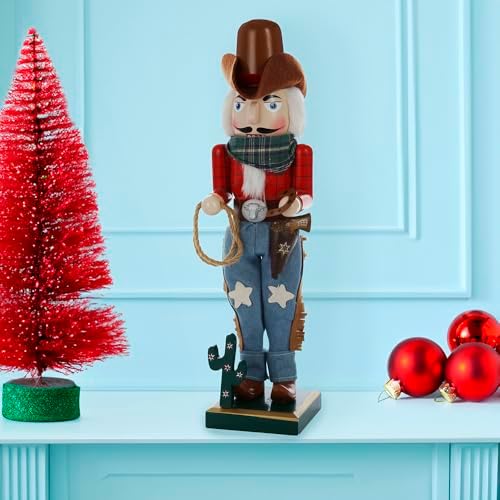 Kurt Adler 15-Inch Wooden Cowboy Nutcracker image 5