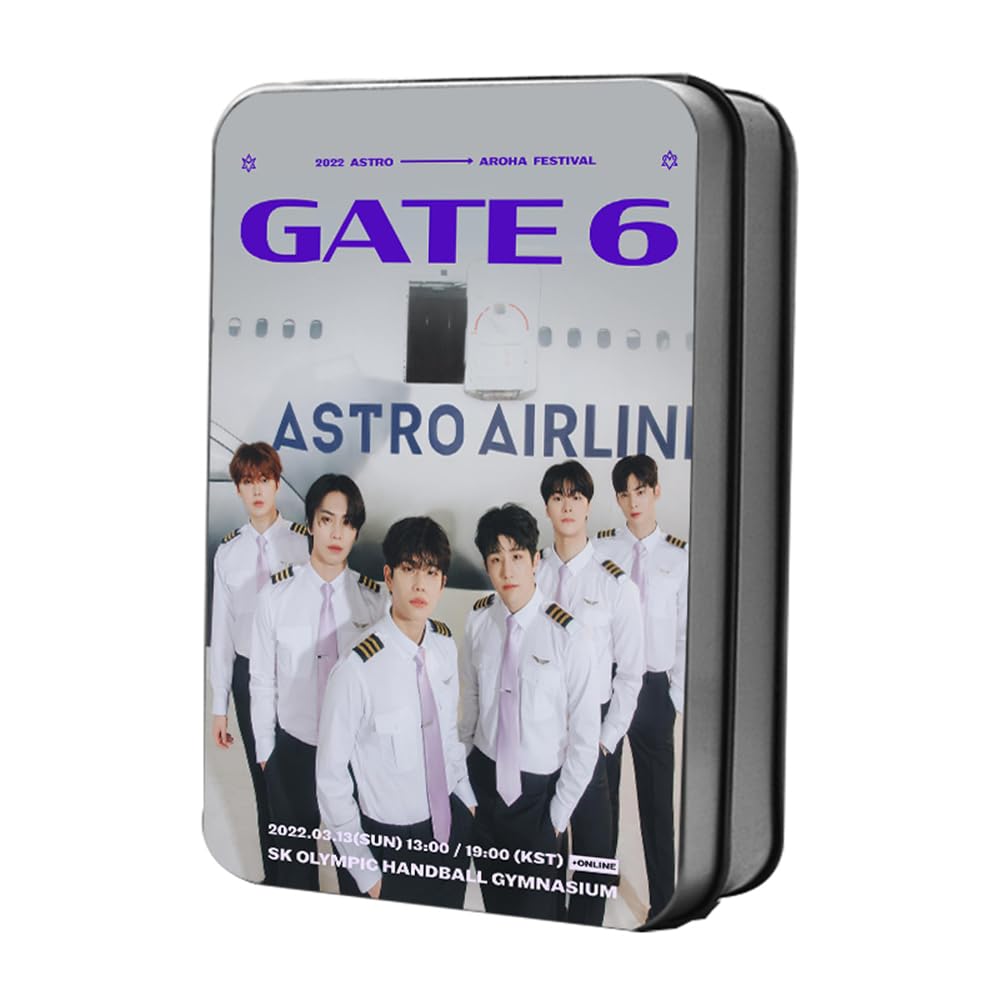 VogueMingKPOP ASTRO GATE6 Lomo Card Idol Star 40pcs Photocards Postcards new in iron Box