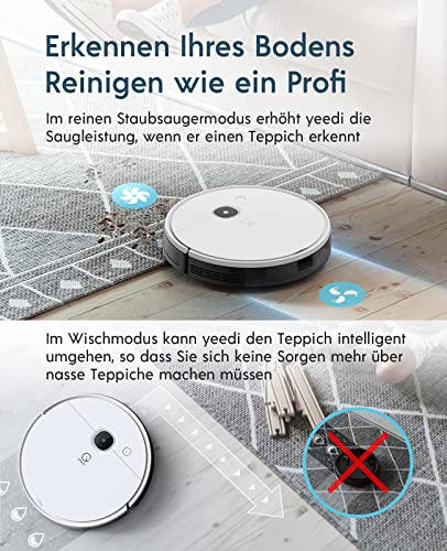 Yeedi Vac Max Wischroboter mit Saug- und Wischfunktion