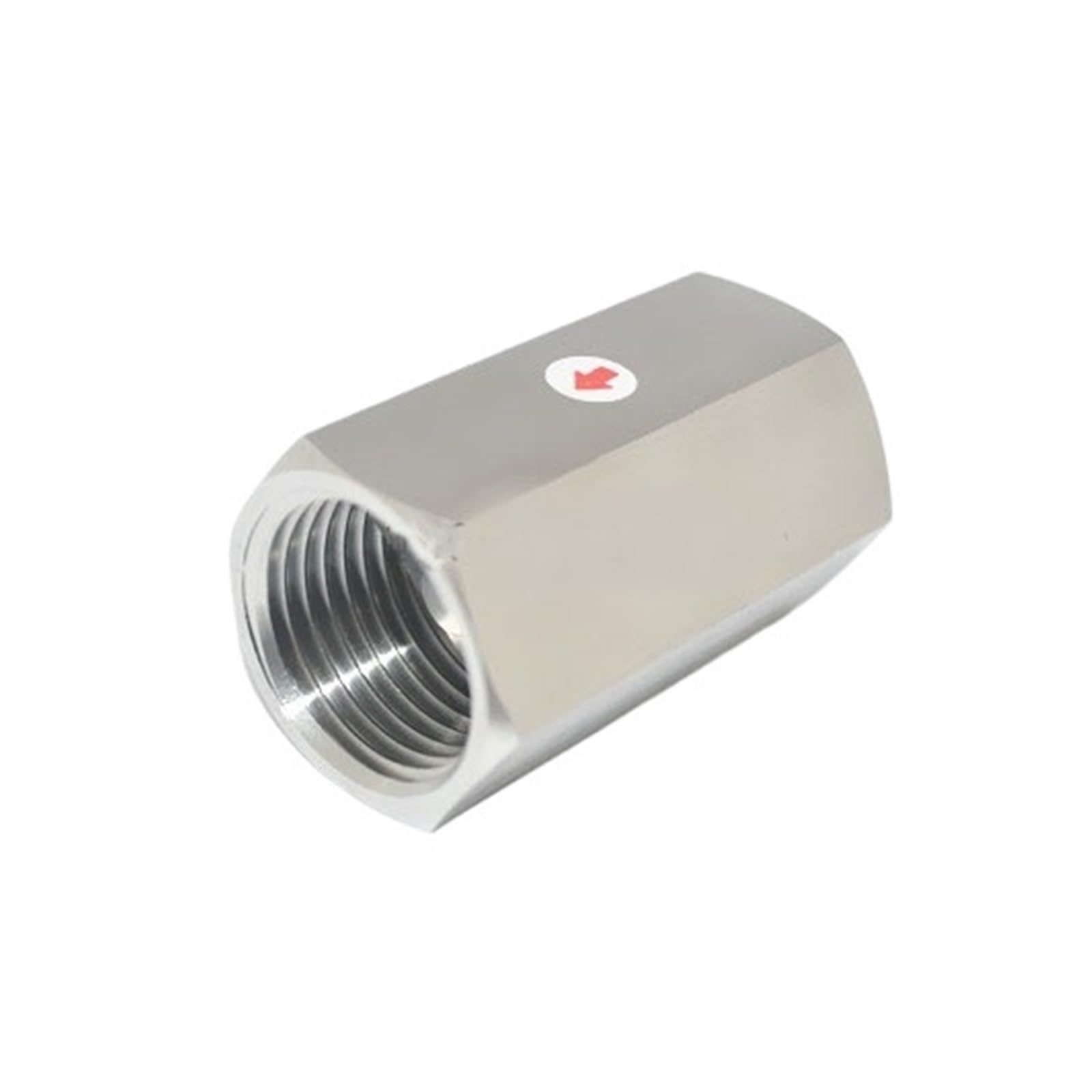 304 Stainless Steel 1/2" 1-Way Non Return Check Valve(BSP Male to Male)