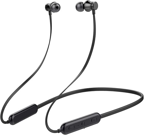 Auriculares Bluetooth KLOKOL con banda de cuello, tiempo de reproducción de 20 horas, V5.0, auriculares inalámbricos deportivos, cancelación de