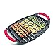 Suministros Infantes Plancha DE Asar con Revestimiento DE Piedra 47CM Apta para Todo Tipo DE COCINAS: INDUCCION, VITROCERAMICA, Gas, Placa ELÉCTRICA, HALÓGENA. Parrilla Grill Antiadherente