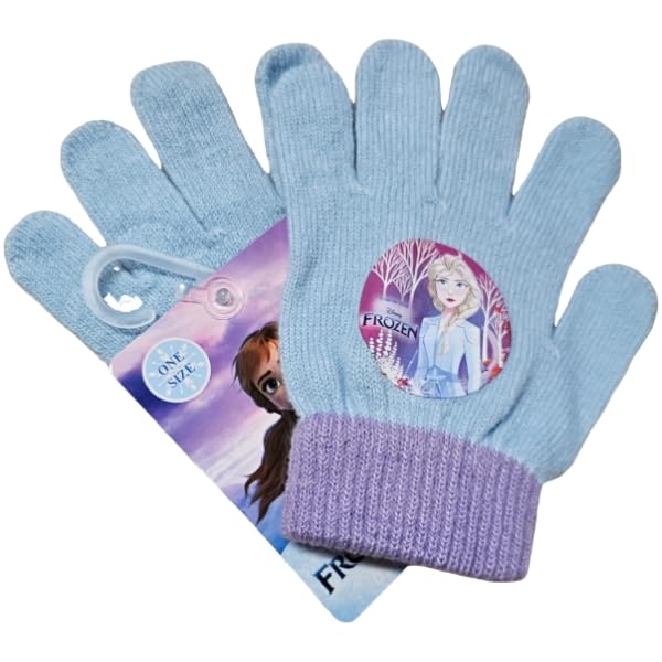 Guanti Invernali per Bambini 2 pcs Inverno Unisex Taglia unica (FROZEN Bianco)