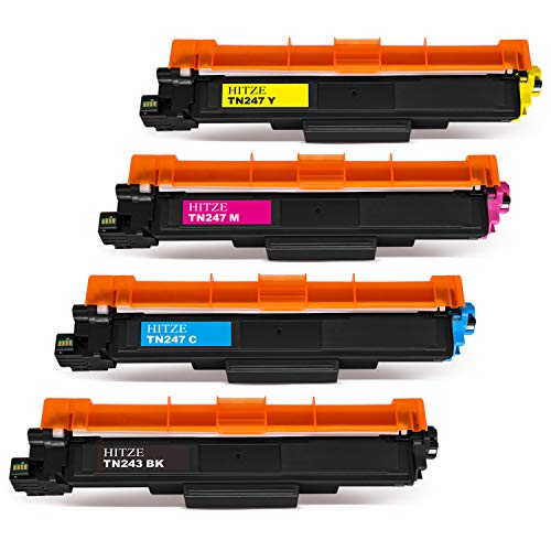 Hitze TN247 TN243 Compatible para Brother TN243bk TN-247 Cartucho de tóner para Brother HL-L3270CDW MFC-L3750CDW MFC-L3770CDW MFC-L3710CDW L3730CDN DCP-L3510CDW DCP-L3550CDW HL-L3210CW HL-L3230CW