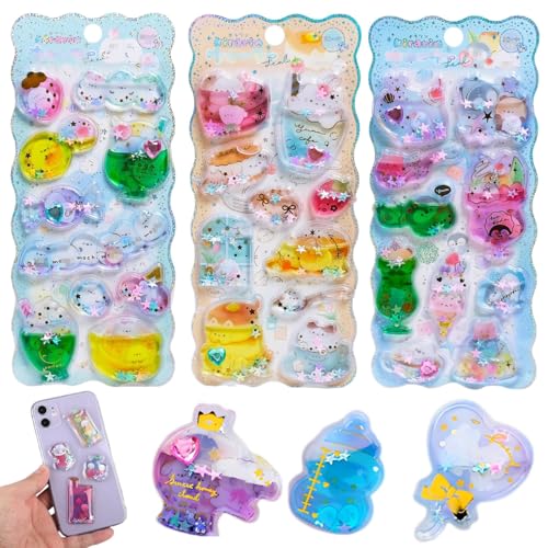 Amazon.co.jp: 水入りシール ウォーターシール ぷくぷく 3D 立体 PVC