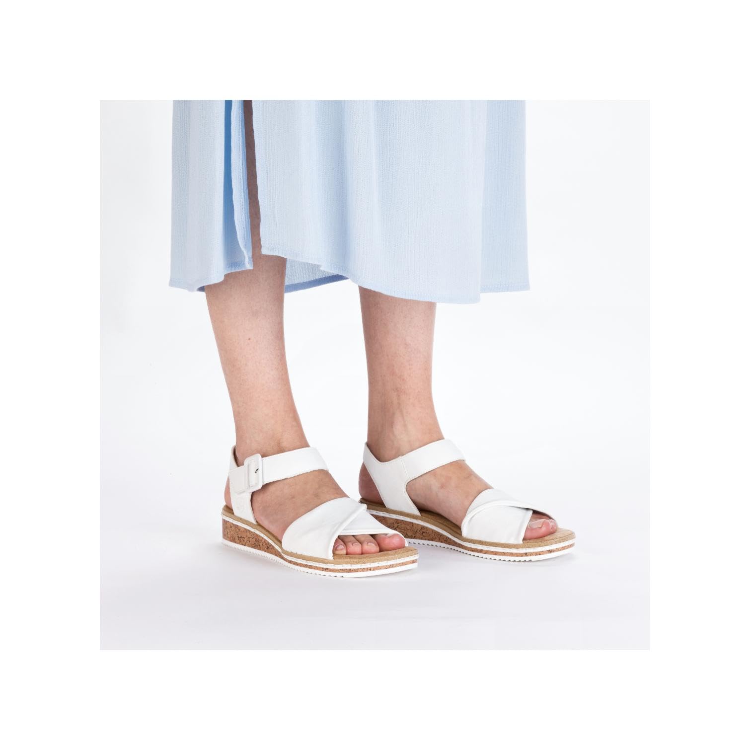 Rieker Damen Klassische Sandalen V3691, Frauen Sandalen
