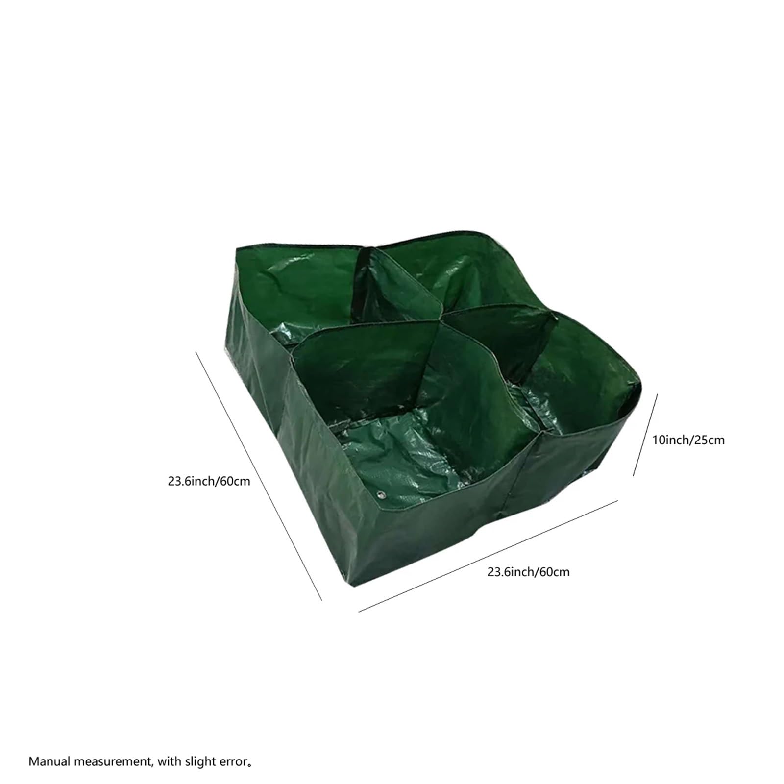 2 pièces Balcon extérieur Serre Jardin Accessoires de Jardinage Sacs Plantation Outils Sac Culture Plantes intérieure Grandes jardinières(4Grids)