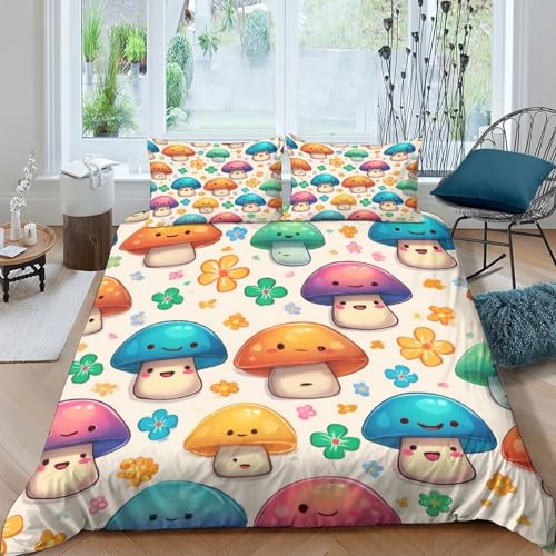 Parure de lit microfibre 135x200 housse de couette imprimé 3D