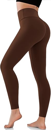 Leggings para mujer - Pantalones de yoga de entrenamiento de cintura alta con control de abdomen que no se transparentan