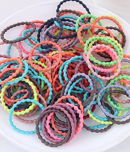 200 Pieces Hair Bows for Girls 3cm Small Hair Bows Elastic Hair Bows Perfect Hair Bows for Kids Toddlers Girls - Image 4