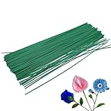 LeTradeJP 手芸モール 造花 手芸用ワイヤー 園芸用品 フラワーワイヤー 造花材料 曲げ可能 花束 30cm*2mm 50本