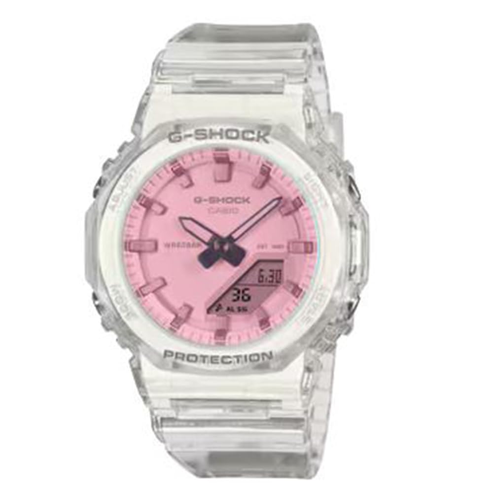 Casio G-Shock Classic Ana-Digi Armbanduhr Transparent/Rosa GMA-P2100SR-7AER