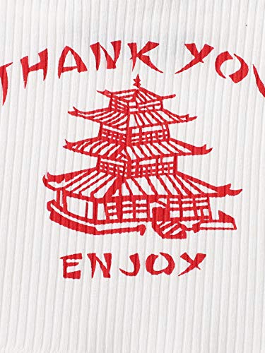 Floerns Women's Sleeveless Camisole Letter Print Crop Cami Top4