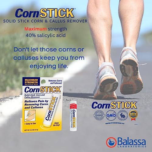 Cornstick 341651-BC00365573 Maximum Strength Salicylic Acid Solid-Stick Corn And Callus Remover 0.2 Oz thumb #2