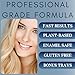 Teeth Whitening Gel for Trays - Pro Strength 44% Carbamide Peroxide, 5 Syringes (50 Treatments) + 2 Trays – Enamel Safe, Removes Coffee & Other Stains
