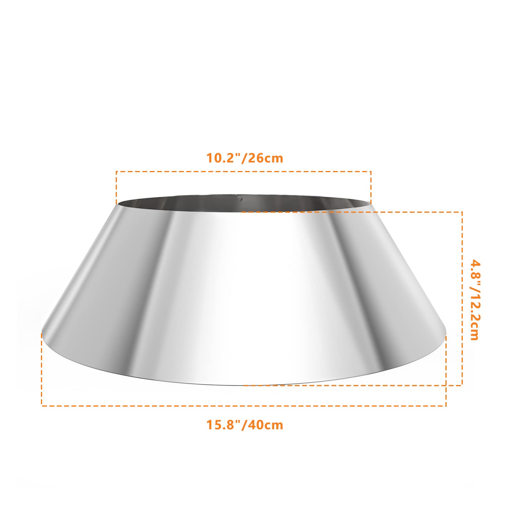 Soporte de Briquet de Carbón de Acero Inoxidable Barbacoa Whirlpool para Weber 26 Kettle Charcoal Grills 2