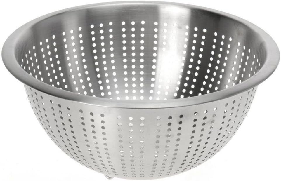 Colador de cocina universal de acero inoxidable, 24 cm