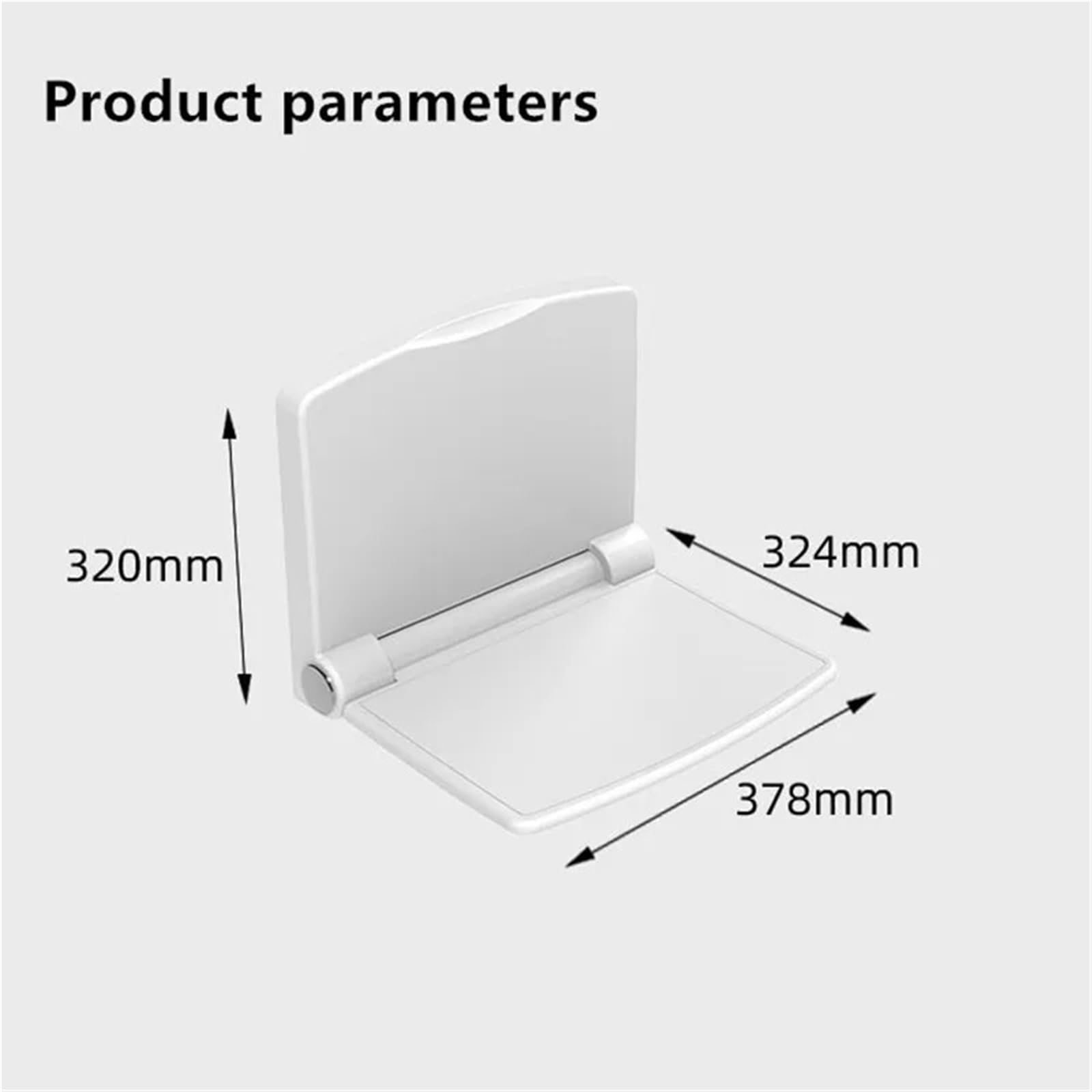 Asiento Ducha Pared Montada Asientos de Ducha Acero Inoxidable Plegables | Asiento de banco for montaje en pared for baño de personas mayores