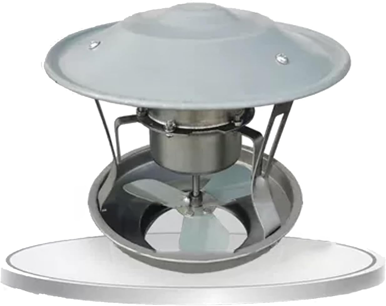 Induced Draft Fan, Fireplace Induced Draft Fan, Chimney Fan Chimney Hood Cap Low Noise Fan, Outdoor Chimney Extractor 40W/60W,B