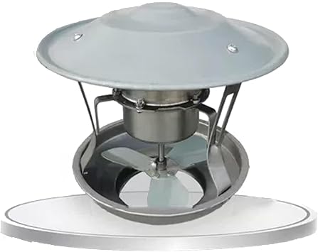 Induced Draft Fan, Fireplace Induced Draft Fan, Chimney Fan Chimney Hood Cap Low Noise Fan, Outdoor Chimney Extractor 40W/60W,B