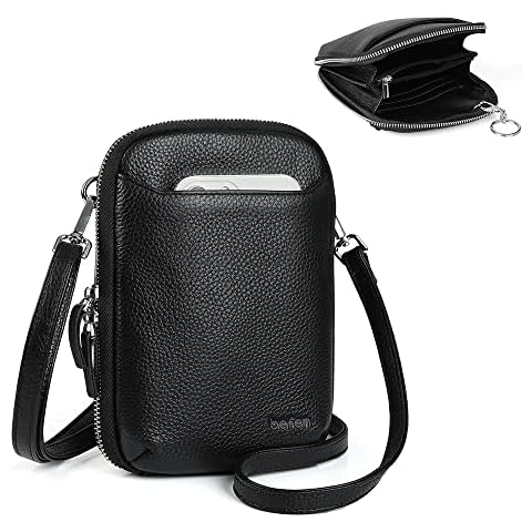 befen Genuine Leather Crossbody Phone Bag Cover