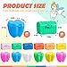 Pinkunn 200 Pcs Tooth Boxes for Lost Teeth, Colorful Tooth Savers for Kids, Tooth Treasure Chest Tooth Fairy Box Tooth Holders for Boys and Girls Teeth Keepsake Box for Party Favor Supplies