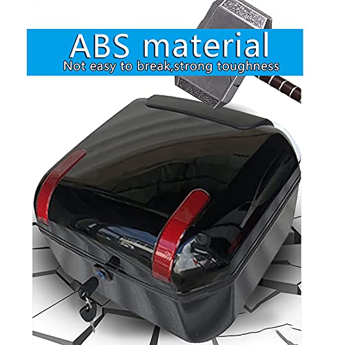 Boîte de queue de moto étanche avec support universel pour ranger un casque - 8