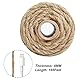Vivifying 50m 4mm 4-lagig Garten Bindfäden, Dicker Faden aus Natürlicher Jute für Floristik, Geschenke, DIY, Dekoration, Bündel, Garten und Recyceln (Braun)