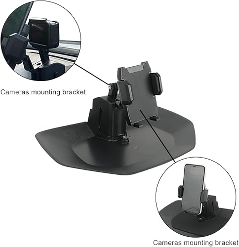 Miniatura 3 de D-Lumina Dash Soporte para teléfono multimontaje – Compatible con Toyota Tundra 2014 2015 2016 2017 2018 2019 2020 2021 – Bandeja organizadora de