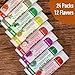 AZEN 24 Pack Lip Balm Bulk, Moisturizing Lip Balms for dry cracked lips, Valentines Gifts Easter Basket Stuffers - 12 Flavors