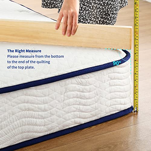 Olee Sleep 9 Inch Breeze Gel Infused Memory Foam Innerspring Mattress, Mattress In A Box, Certipur-Us Certified, Twin #TOP7