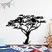 zhuziji Ratón Pegatinas de Pared Mariposacartoon Tree Home Rooms Vinylpvc Waterproofwaterloffice Mural75x99cm
