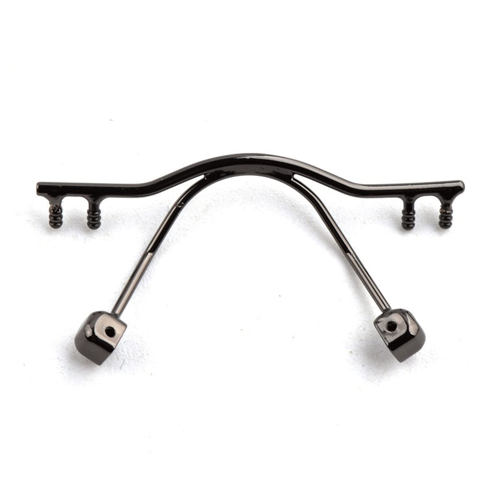 10 Supports de nez de lunettes en acier inoxydable couleur bronze pour monture percée