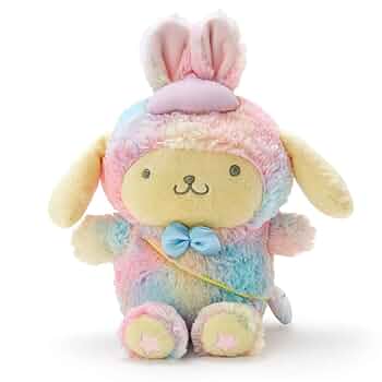 サンリオ えらんで着ぐるみマスコット　イースター　ぬいぐるみ　ポムポムプリン Amazon.co.jp: サンリオ(SANRIO) ポムポムプリン ぬいぐるみ