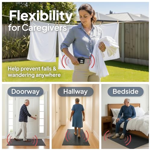 image for Smart Caregiver Corporation Smart Caregiver Floor Mat Alarm and Pager 