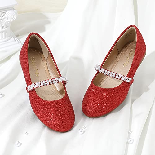 image for DREAM PAIRS Girls Mary Jane Dress Shoes Ballerina Flats for Wedding, P