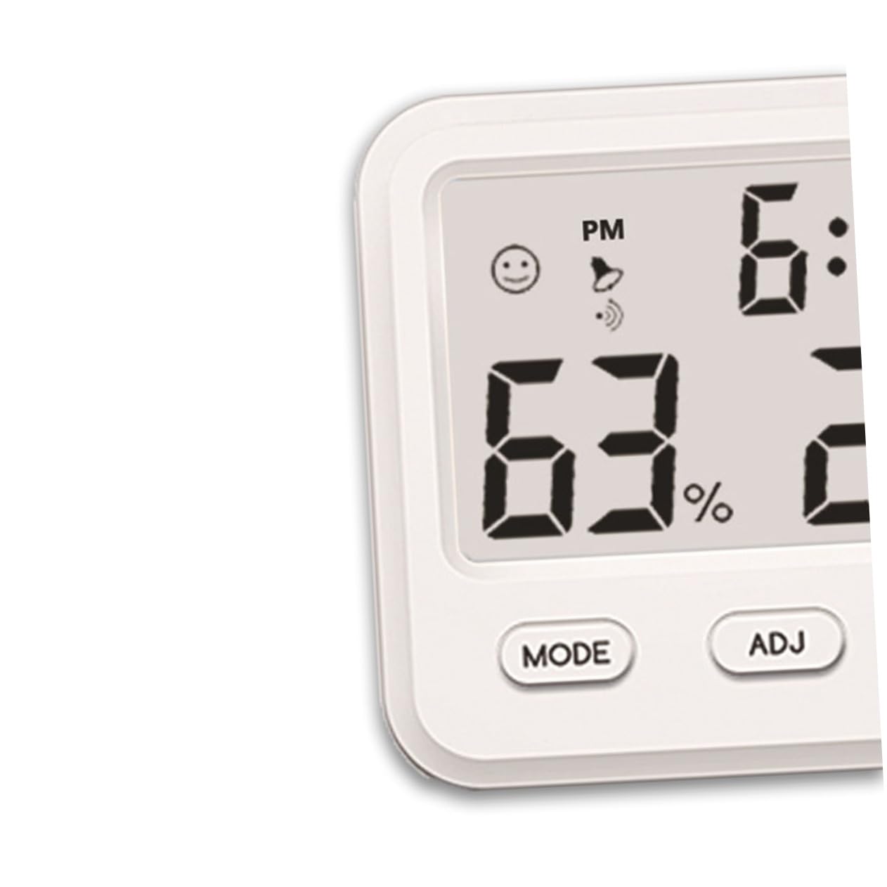 Happyyami Raumthermometer Innen 2st Indoor-hygrometer Heimhygrometer Elektronisch Weiß Thermometer Hygrometer