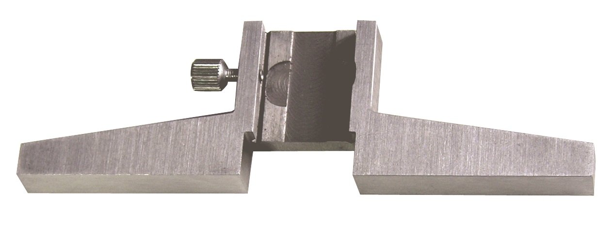 CNC QUALITÄT Calibrador de relojes de 150 mm con tope de profundidad en juego – lectura de 0,01 mm